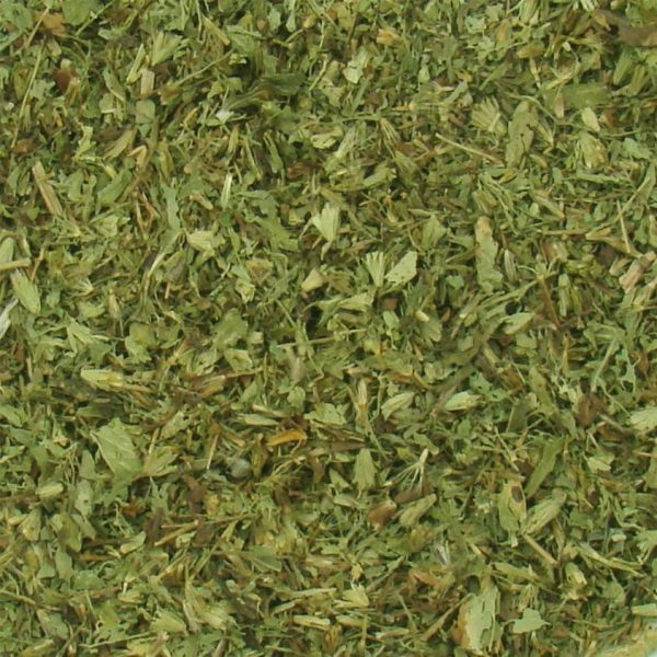 Stevia geschnittene Blätter